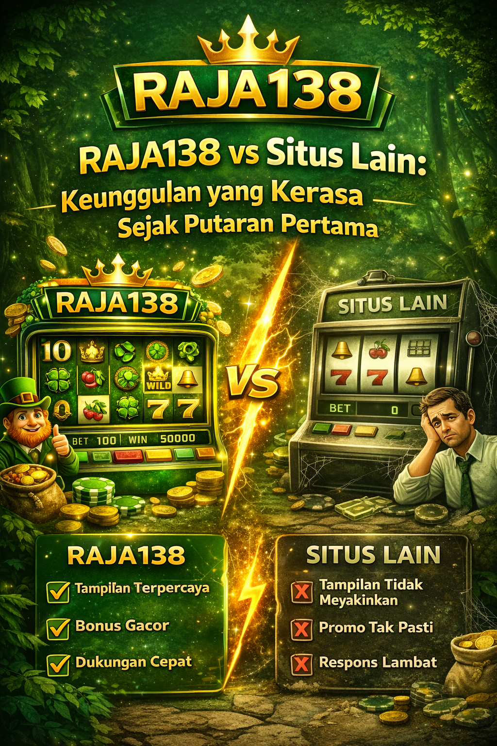 RAJA138 vs Situs Lain: Keunggulan yang Kerasa Sejak Putaran Pertama