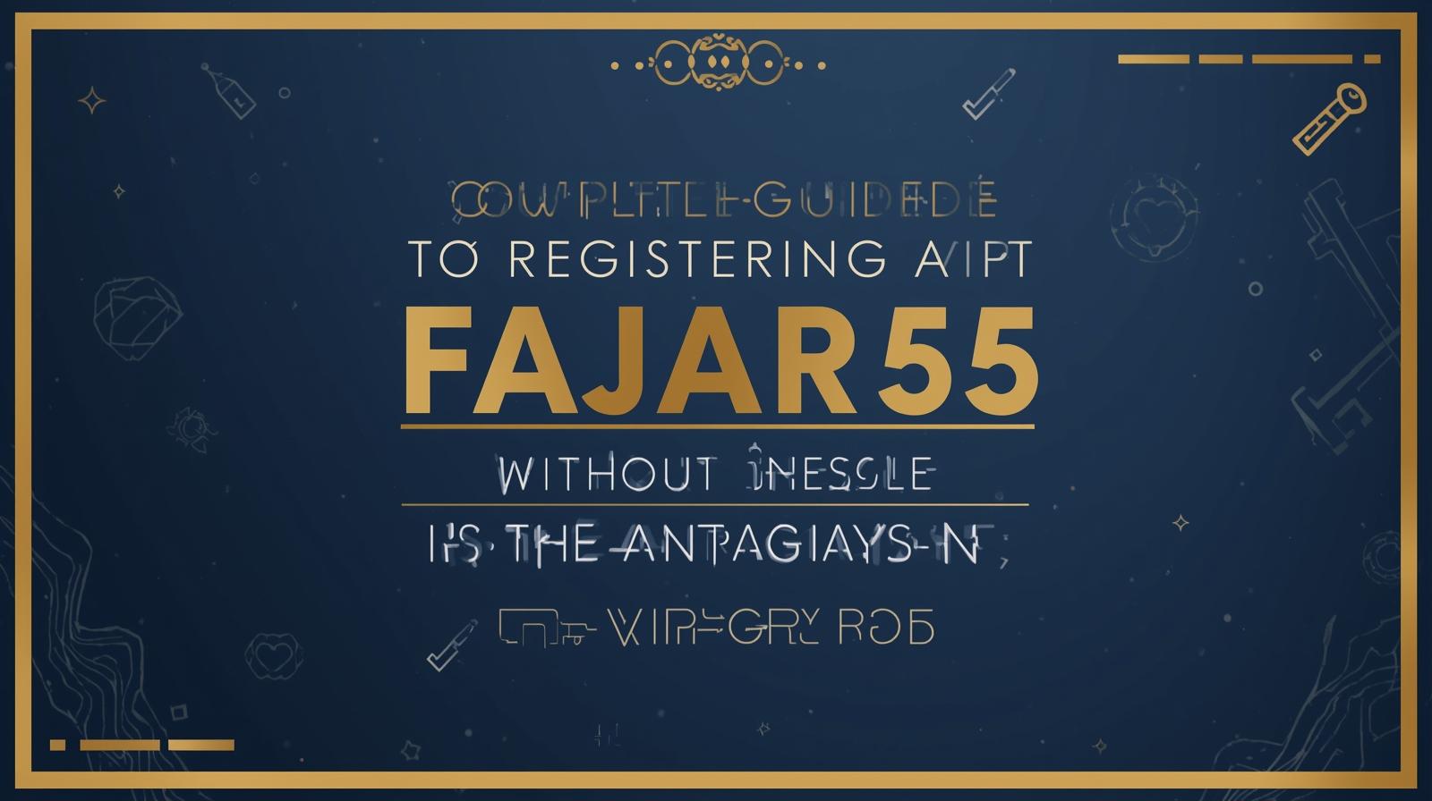 Lupa Kata Sandi? Cara Reset Akun FAJAR55 dengan Aman